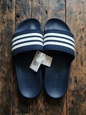 Adidas slides men’s sandals Size 12